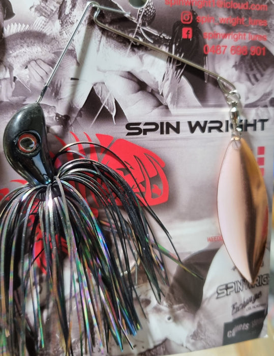SPINWRIGHT SPINNERBAIT 1OZ SINGLE WILLOW