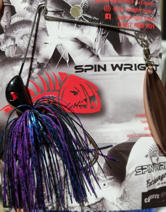 SPINWRIGHT SPINNERBAIT 1OZ SINGLE WILLOW