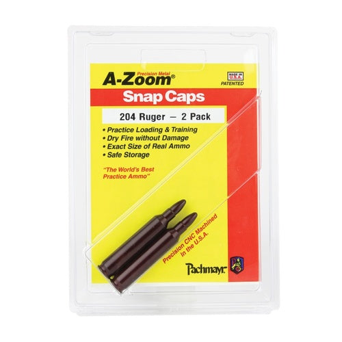 A-ZOOM SNAP CAPS 204 RUGER 2 PK