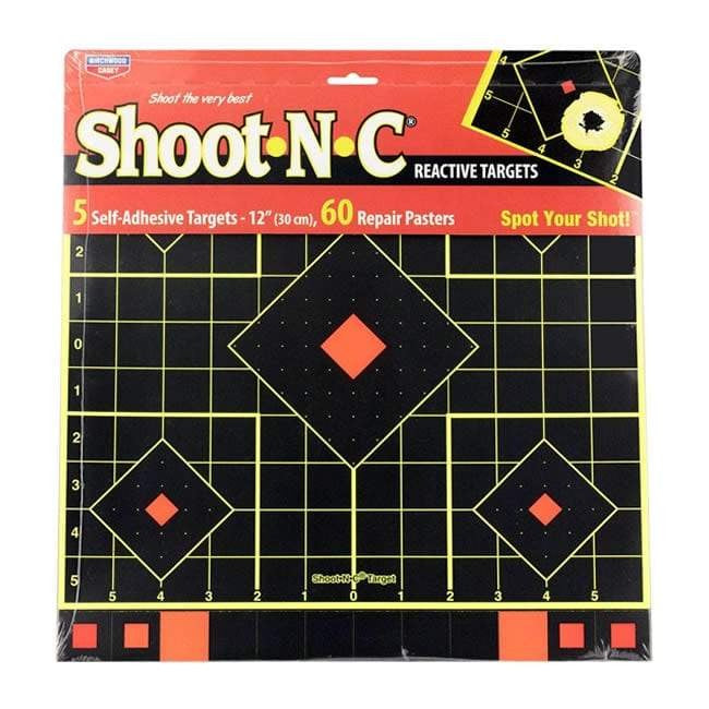 SHOOT N C 12"SIGHT IN TARGET 5 PK
