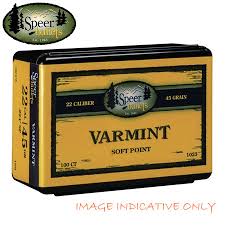 SPEER PROJECTILE VARMINT 22CAL 55GR TNT HP VARMINT 100PK (S1032)