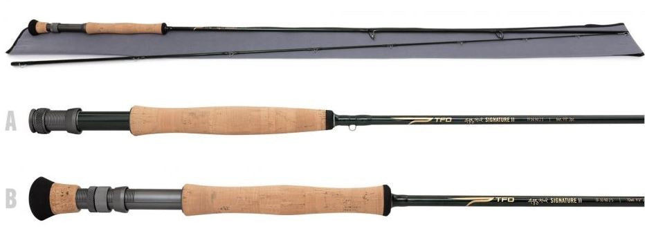 TEMPLE FORK OUTFITTERS LEFTY KREH SIGNATURE 3WT 7'6 2PCE FLY ROD