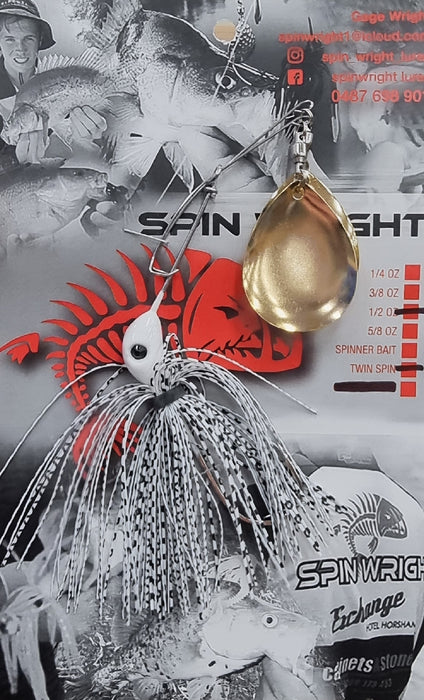 SPINWRIGHT SPINNERBAIT 1/2OZ TWIN SPIN