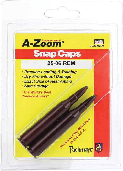 A-ZOOM SNAP CAPS 25-06 REM PK 2