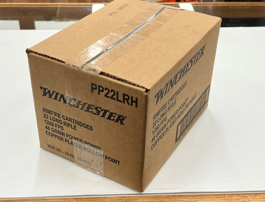 WINCHESTER RIMFIRE POWERPOINT 40 GR 1280FPS CASE 2000 RND