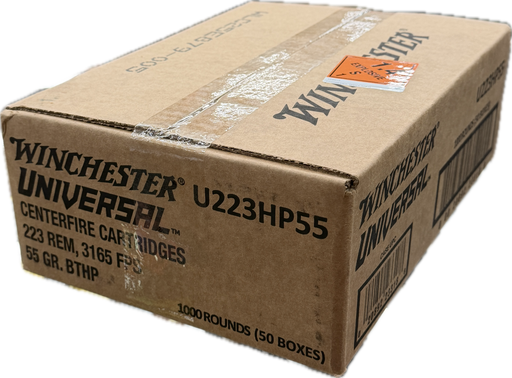WINCHESTER CENTERFIRE UNIVERSAL GAME & TARGET 223 REM 55 GR BTHP 1000 PK