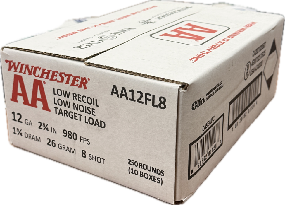 WINCHESTER TARGET AA FEATHERLITE 12G 26GM 8 SLAB 250 