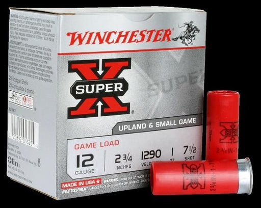 WINCHESTER TARGET SUPER X 12G 7.5 28GM 1290FPS  25PK