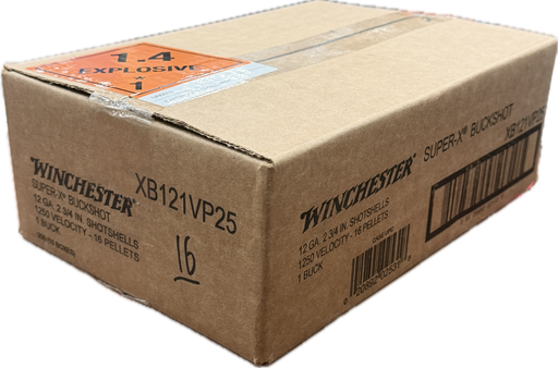 WINCHESTER SUPER X BUCKSHOT 16 PELLET 1250 FPS SLAB