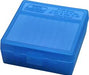 MTM AMMO BOX PISTOL P-100-3-24 CLEAR BLUE