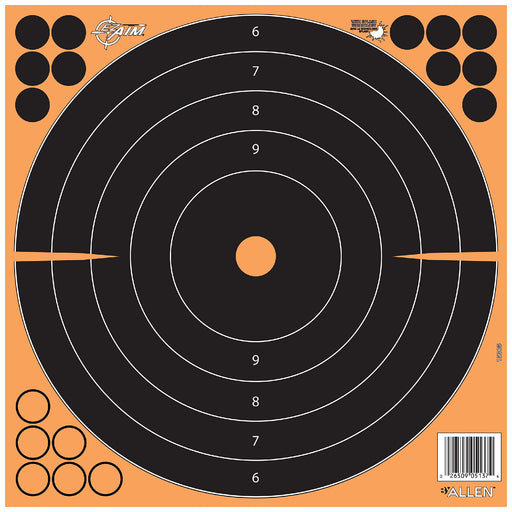 ALLEN EZ AIM SPLASH ADHESIVE 12" BULLSEYE TARGET 5 PK