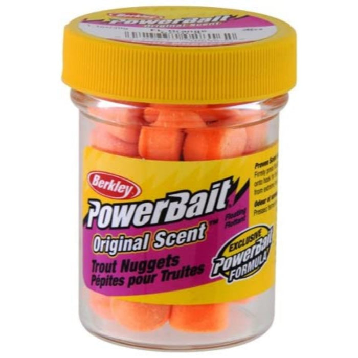 BERKLEY POWERBAIT NUGGETS FLURO ORANGE 