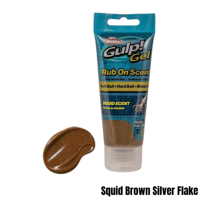 BERKLEY GULP GEL 80ML SQUID BROWN SILVER FLAKE