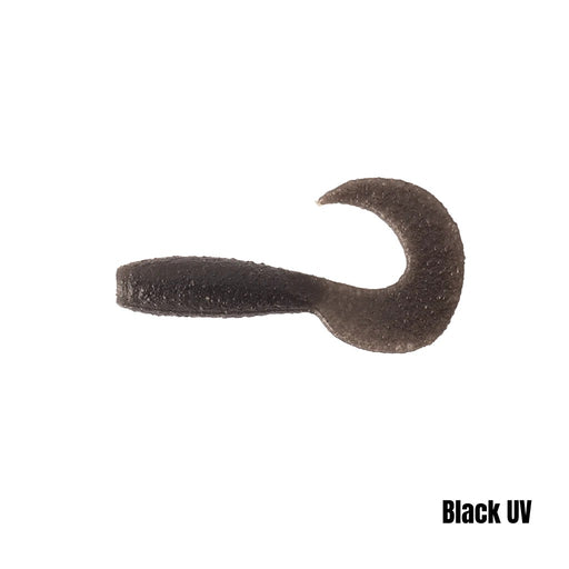 BERKLEY POWERBAIT MAXSCENT GRUB 2.2" [LURECOLOUR:BLACK UV]