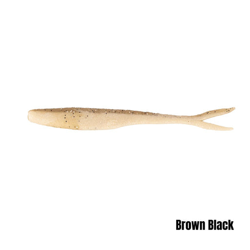 BERKLEY POWERBAIT MAXSCENT FLATNOSE MINNOW 4" BROWN BACK [LURECOLOUR:BROWN BACK]