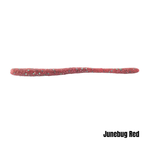 BERKLEY POWERBAIT MAXSCENT D-WORM 3.6" JUNEBUG RED [LURECOLOUR:JUNEBUG RED]