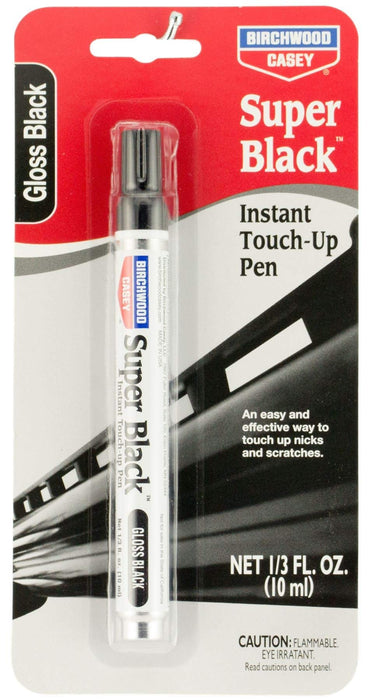 BIRCHWOOD CASEY SUPER BLACK TOUCH UP PEN GLOSS BLACK 0.33 OZ