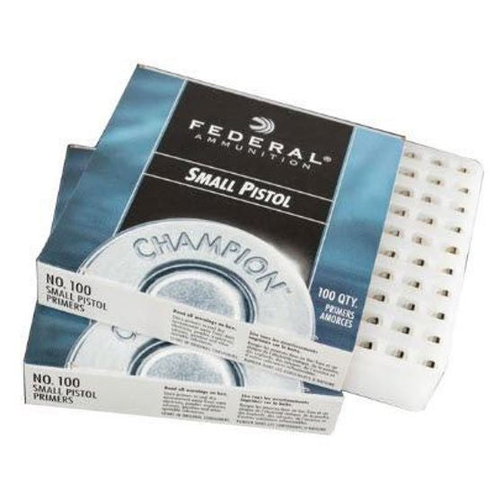 FEDERAL SMALL PISTOL PRIMERS NO.100 100PK
