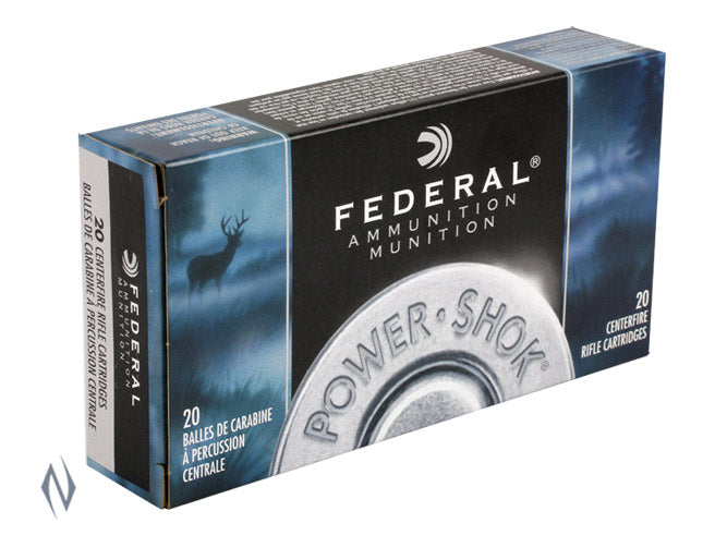 FEDERAL CENTERFIRE 300 WSM POWER SHOK 180 GR SOFT POINT 20PK