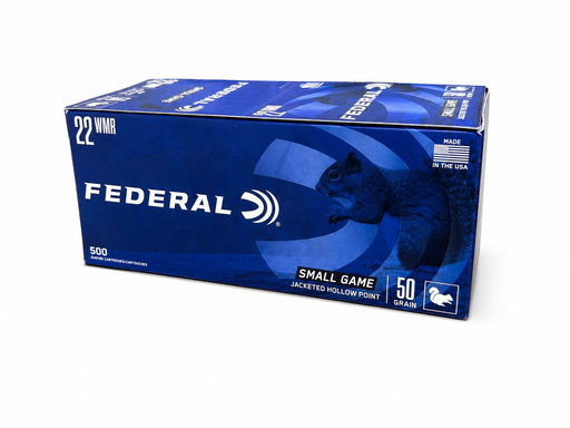 FEDERAL RIMFIRE 22WMR 50GN JKT HP BRICK 500