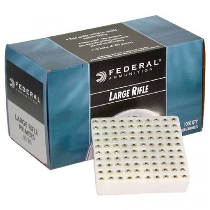 FEDERAL LARGE RIFLE PRIMERS NO.210 1000PK