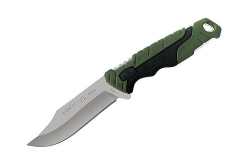 BUCK PURSUIT 685GRS FIXED BLADE GREEN HANDLE