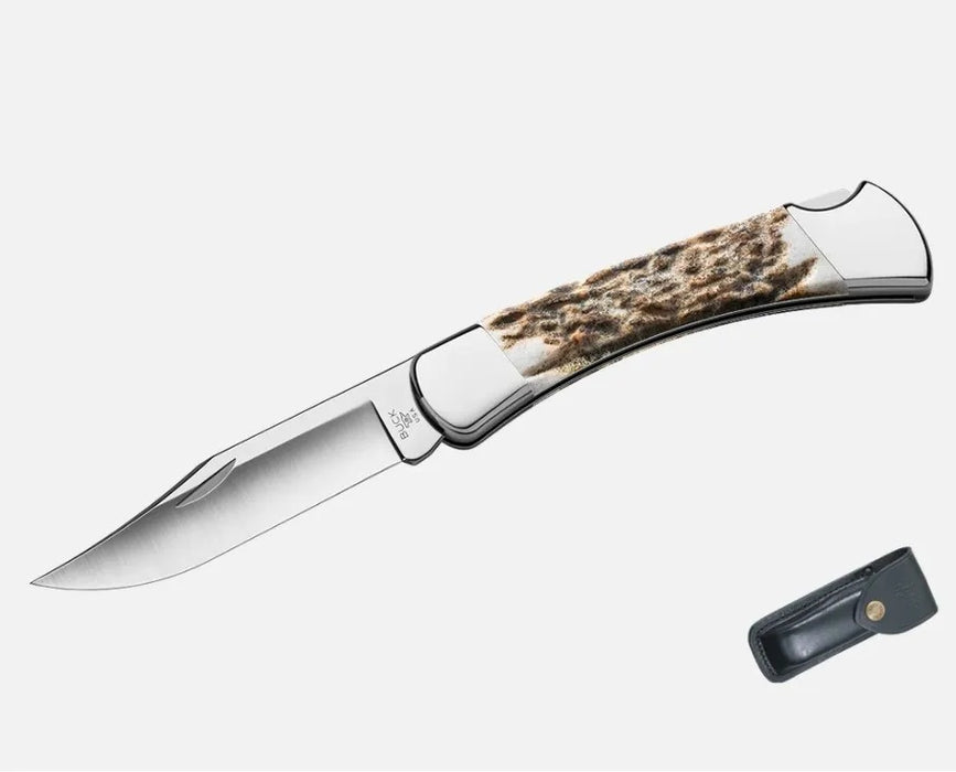 BUCK 110EKS FOLDING HUNTER LIMITED EDITION ELK NICKEL HANDLE