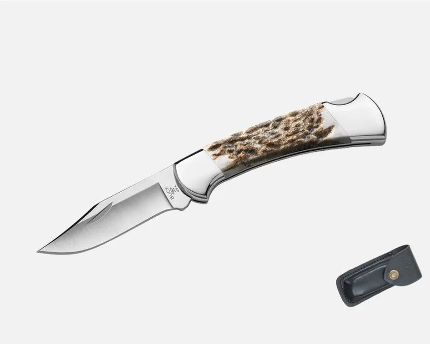 BUCK 112EKS FOLDING RANGER LIMITED EDITION ELK NICKEL HANDLE