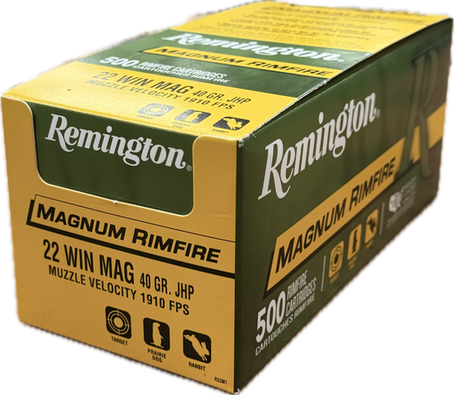 REMINGTON RIMFIRE 22 MAGNUM 40 GR JHP 500 PK