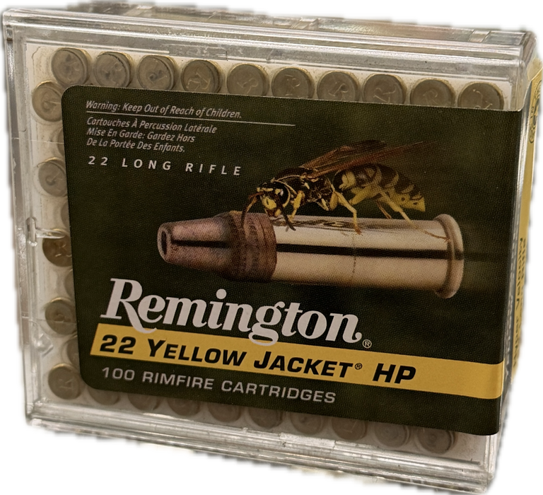 REMINGTON 22LR TCHO YELLOW JACKER HYPER VELOCITY 100pk 1500fps