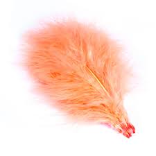 WAPSI SELECT MARABOU PLUMES CORAL [COLOUR:CORAL]