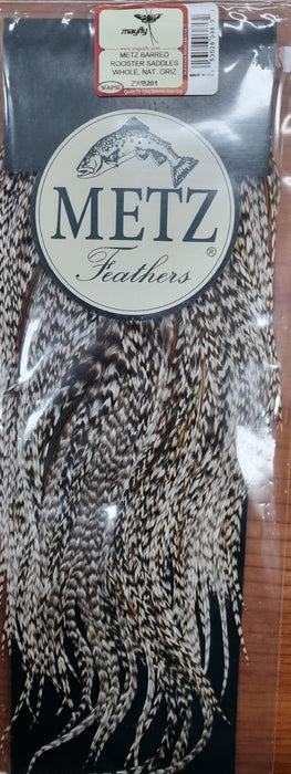 METZ ROOSTER SADDLE WHOLE GRIZZLY