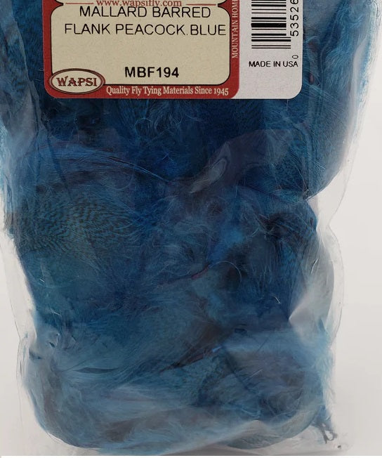 MALLARD BARRED FLANK [COLOUR:PEACOCK BLUE]