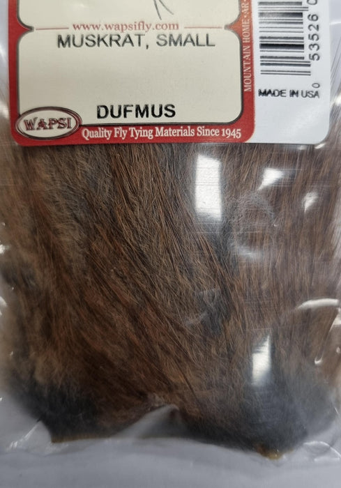 WAPSI NATURAL DUBBING FUR MUSKRAT BACK SMALL [COLOUR:MUSKRAT BACK SMALL]