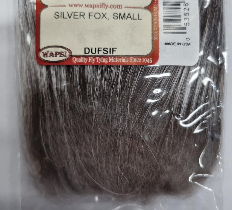 WASPI NATURAL DUBBING FUR SILVER FOX SMALL [COLOUR:SILVER FOX SMALL]