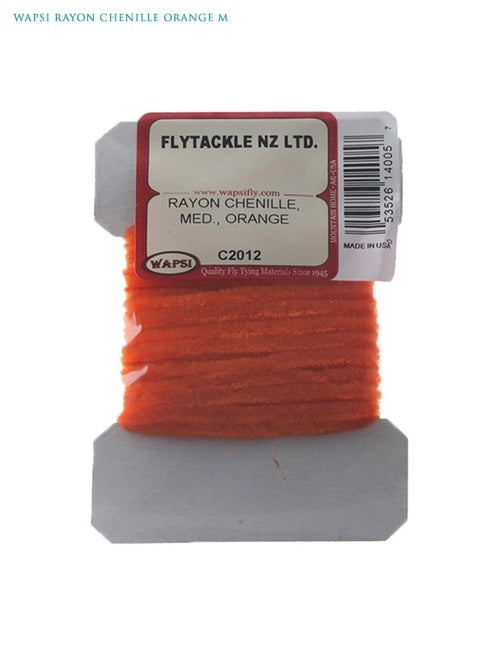 RAYON CHENILLE MEDIUM ORANGE [COLOUR:ORANGE]