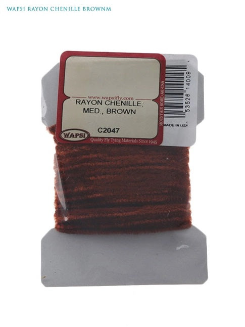 RAYON CHENILLE MEDIUM BROWN [COLOUR:BROWN]