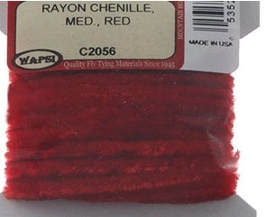 RAYON CHENILLE MEDIUM RED [COLOUR:RED]