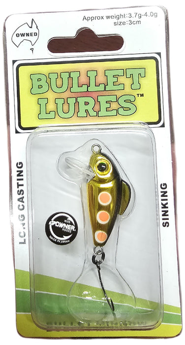 BULLET LURES 3CM MINNOW SINKING SPAWNING BROWN TROUT [LURECOLOUR:SPAWNING BROWN TROUT]