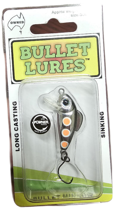 BULLET LURES 3CM MINNOW SINKING SPAWNING RAINBOW TROUT [LURECOLOUR:SPAWNING RAINBOW TROUT]
