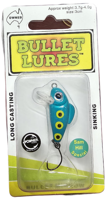 BULLET LURES 3CM MINNOW SINKING CUDGEE FROG [LURECOLOUR:CUDGEE FROG]