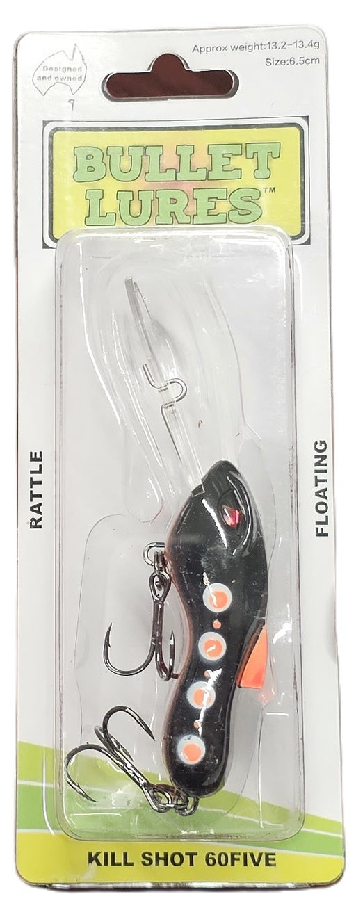 BULLET LURES KILLSHOT 60FIVE FLOATING BLACK WIDOW [LURECOLOUR:BLACK WIDOW]