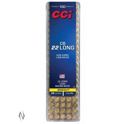 CCI RIMFIRE 22 CB LONG 29GR LRN 100PK 710FPS (C38) 