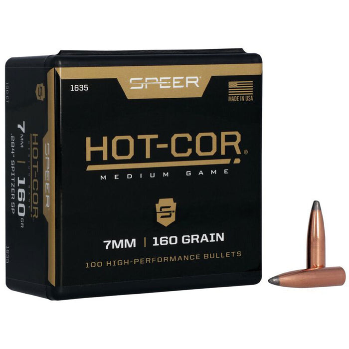 SPEER PROJECTILE 7MM 160 GR SPITZER 100 PK