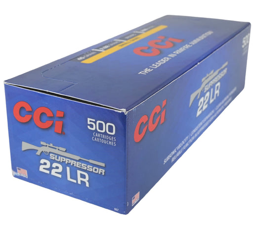 CCI RIMFIRE 22LR SUPPRESSOR 45GN 970FPS (C957) 500PK