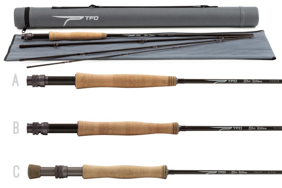 TEMPLE FORK OUTFITTERS BLUE RIBBON FLY ROD 3WT 8'0'' 4PCE [FLYRODWEIG:3WT 8'0"4PCE]