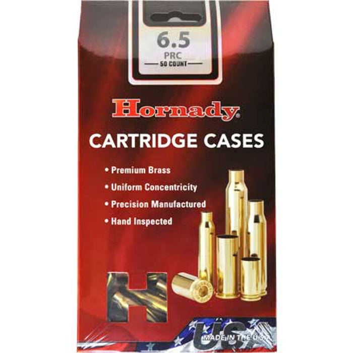 HORNADY UNPRIMED BRASS 6.5 PRC 50 PACK