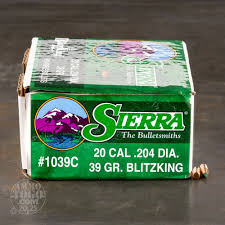 SIERRA PROJECTILE .20 39GR BLITZKING BULK 500