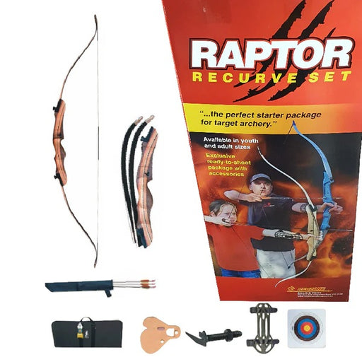 REDZONE RECURVE BOW PACKAGE- RAPTOR 30LB 66" RH