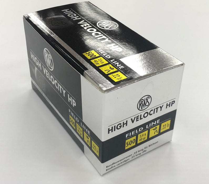 RWS RIMFIRE 22LR HIGH VELOCITY HP BRICK 500 PK